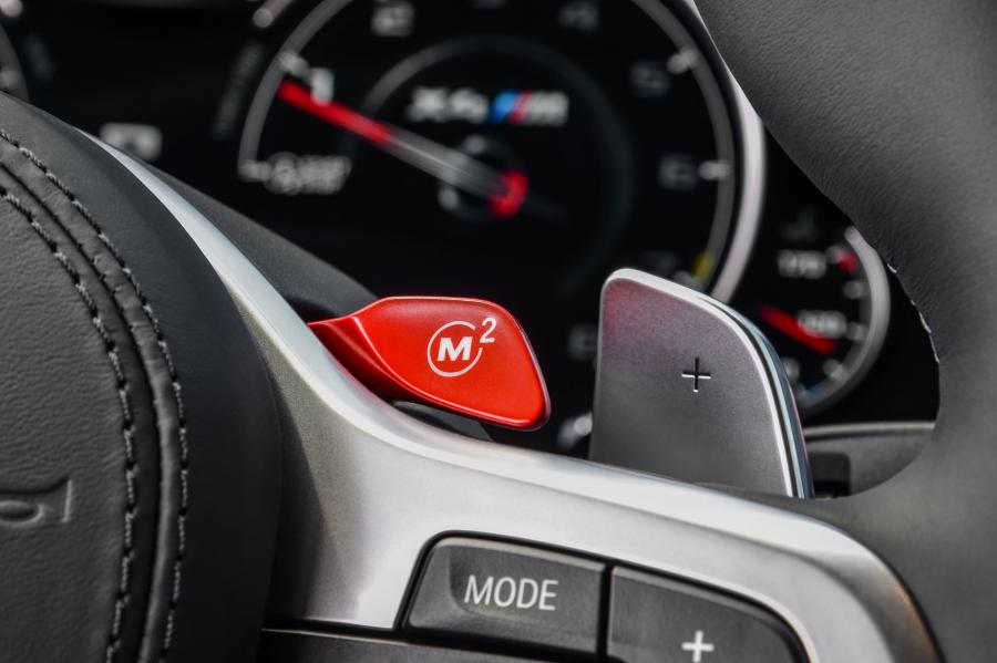 Детали интерьера BMW X4 M Competition (F98) 2019 года  (WW) (фото 41 из 109)